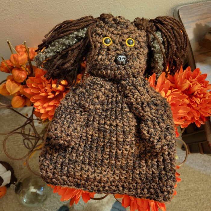 Handmade Crocheted Boykin Spaniel Hat - Image 2